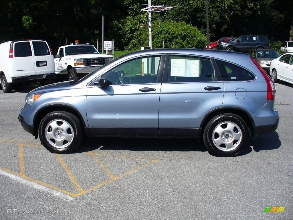 2007 CR-V LX 4WD - Glacier Blue Metallic / Gray photo #19