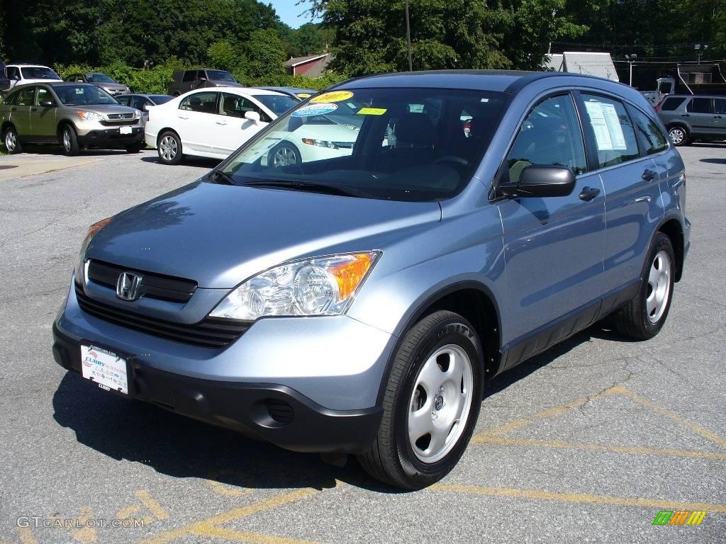 2007 CR-V LX 4WD - Glacier Blue Metallic / Gray photo #21