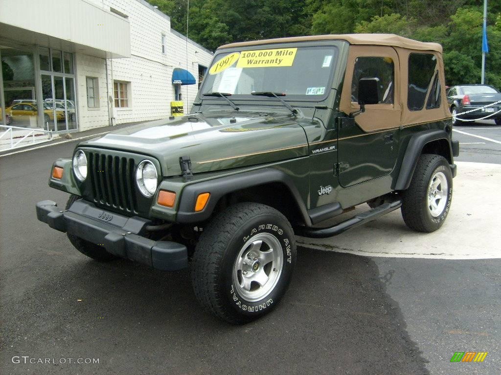 Moss Green Pearl Jeep Wrangler