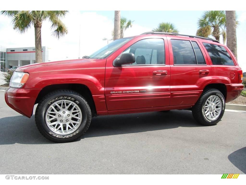 2004 Grand Cherokee Limited - Inferno Red Pearl / Taupe photo #1