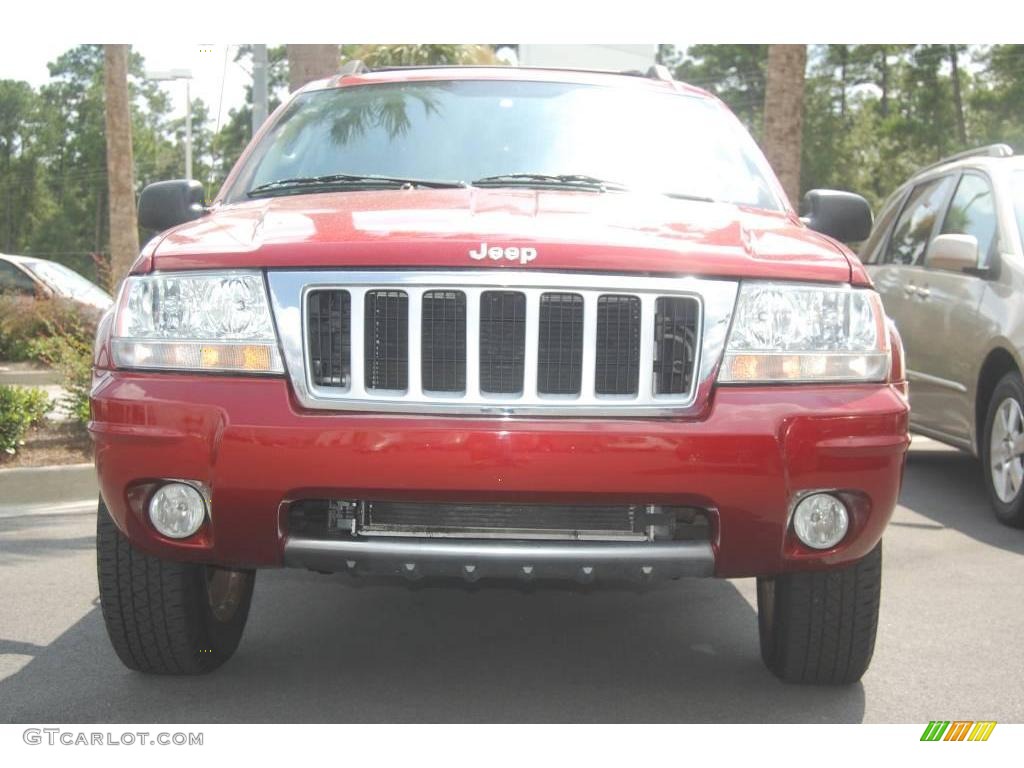 2004 Grand Cherokee Limited - Inferno Red Pearl / Taupe photo #2