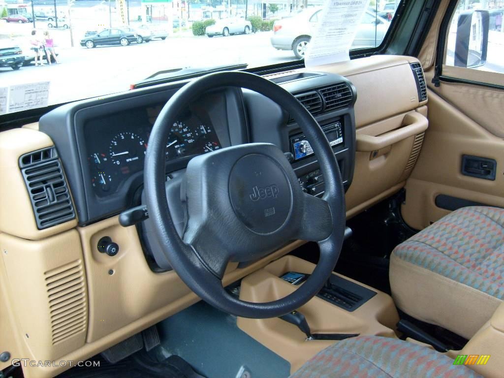 1997 Wrangler SE 4x4 - Moss Green Pearl / Tan photo #12