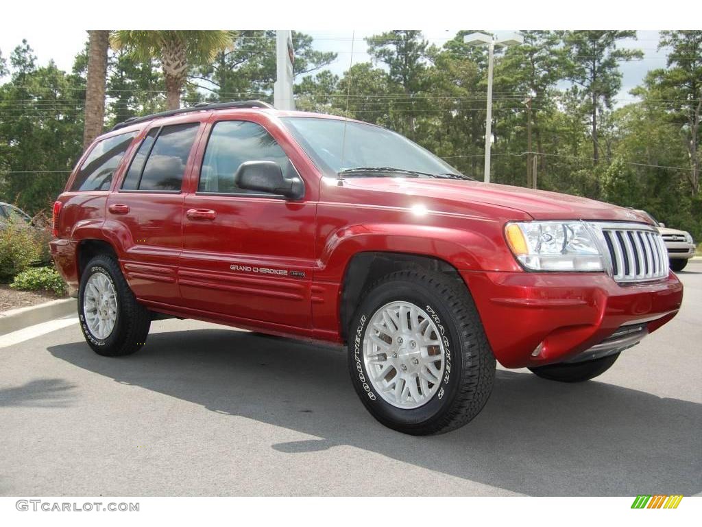 2004 Grand Cherokee Limited - Inferno Red Pearl / Taupe photo #4