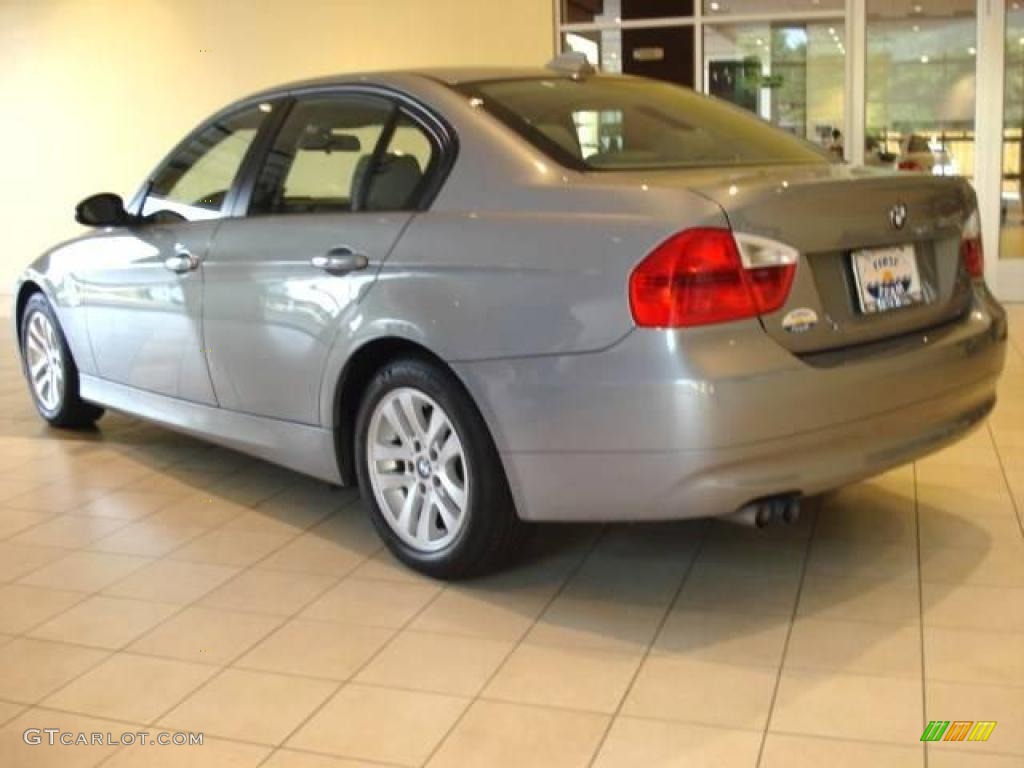 2006 3 Series 325i Sedan - Silver Grey Metallic / Grey photo #2