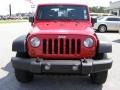 2009 Flame Red Jeep Wrangler X 4x4  photo #8