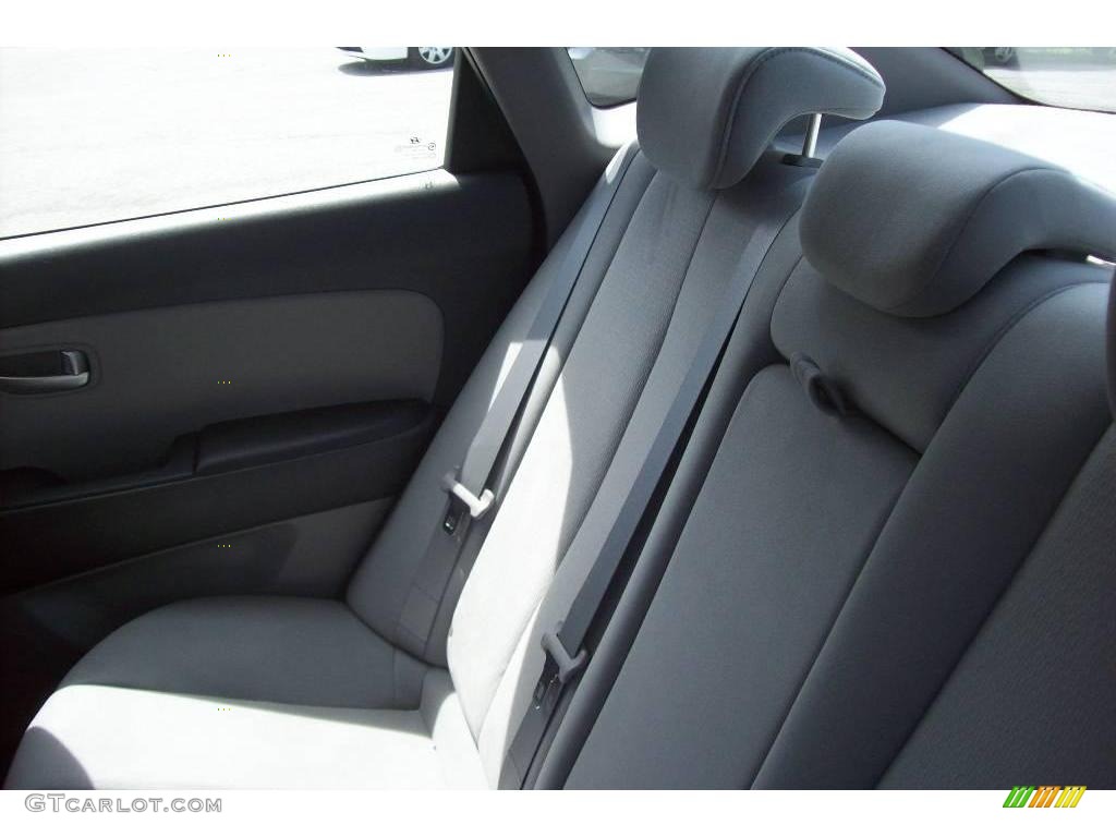 2008 Elantra GLS Sedan - QuickSilver Metallic / Gray photo #15