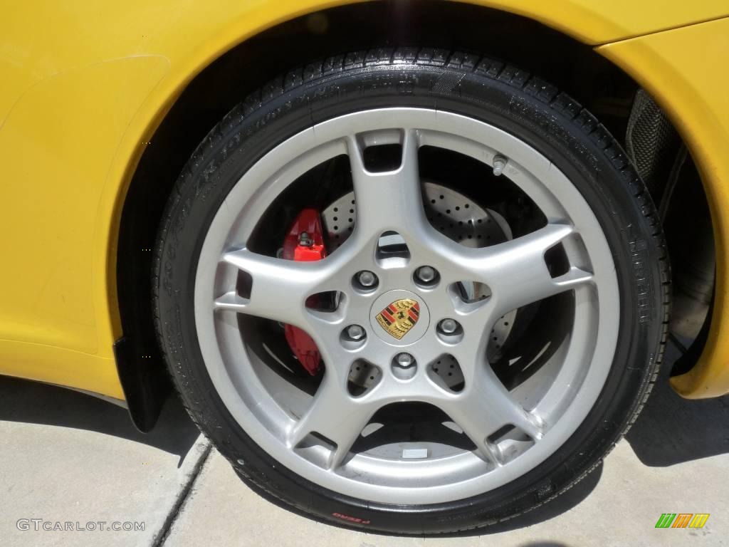 2008 911 Carrera S Cabriolet - Speed Yellow / Black photo #10