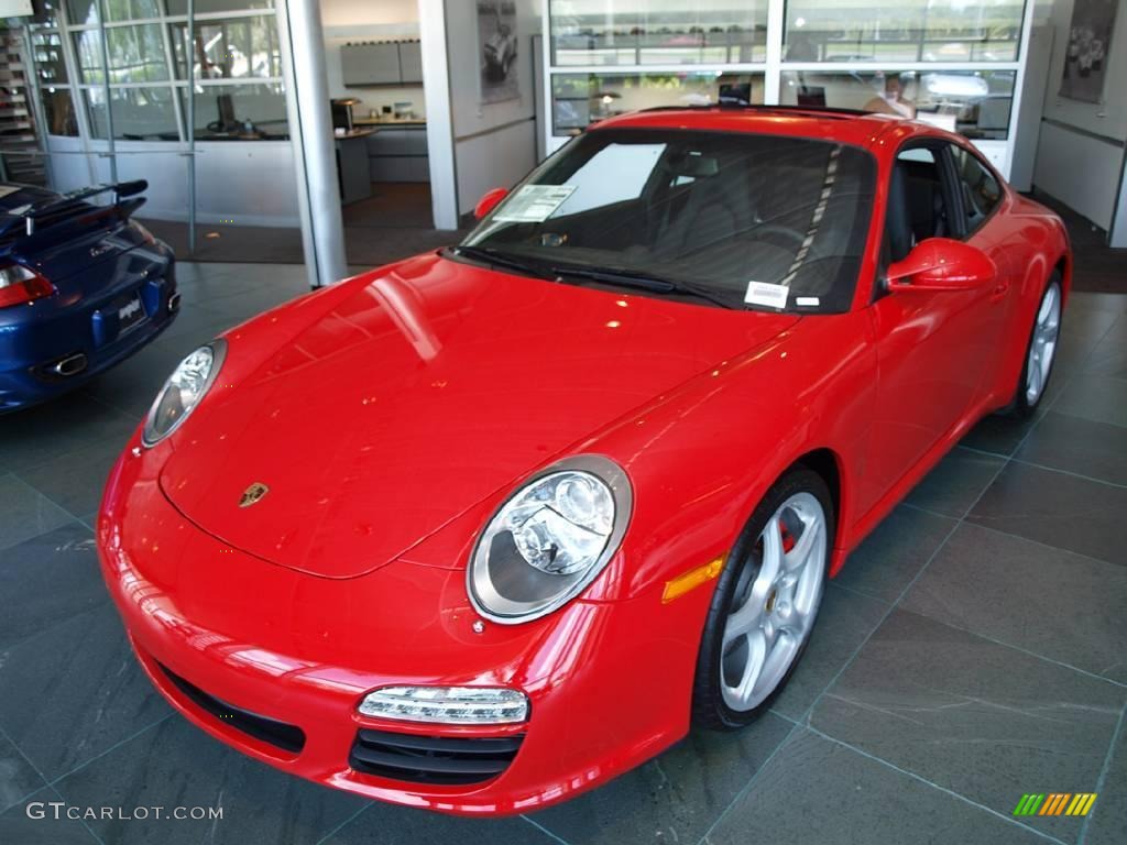 2009 911 Carrera S Coupe - Guards Red / Black photo #1