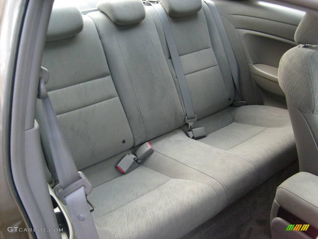 2007 Civic EX Coupe - Galaxy Gray Metallic / Gray photo #16
