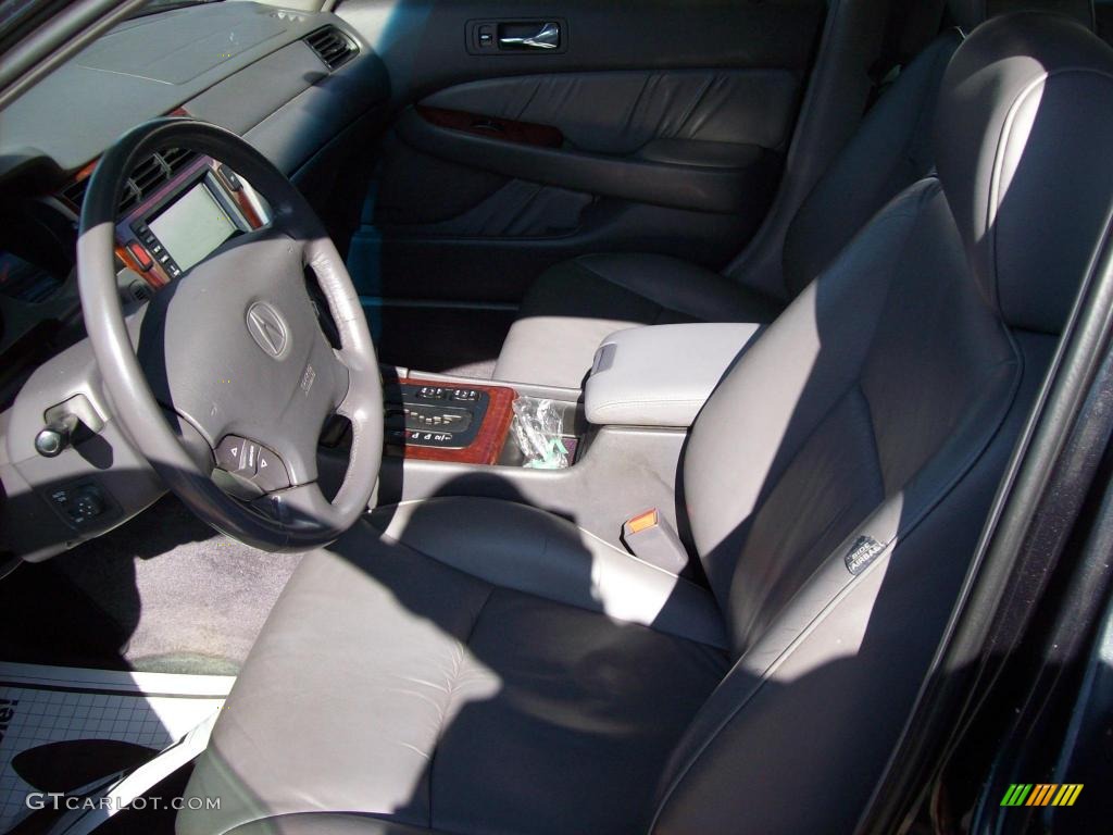 2002 RL 3.5 Sedan - Quantum Gray Metallic / Quartz photo #8