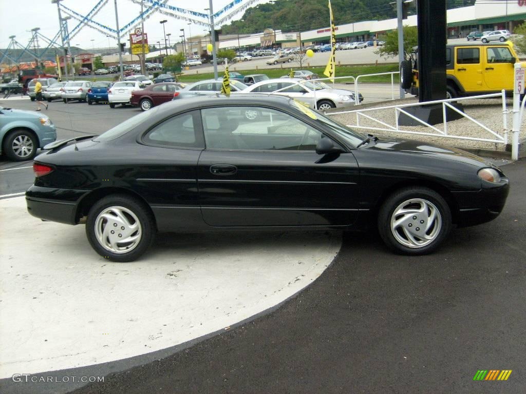 2000 Escort ZX2 Coupe - Black / Dark Charcoal photo #6