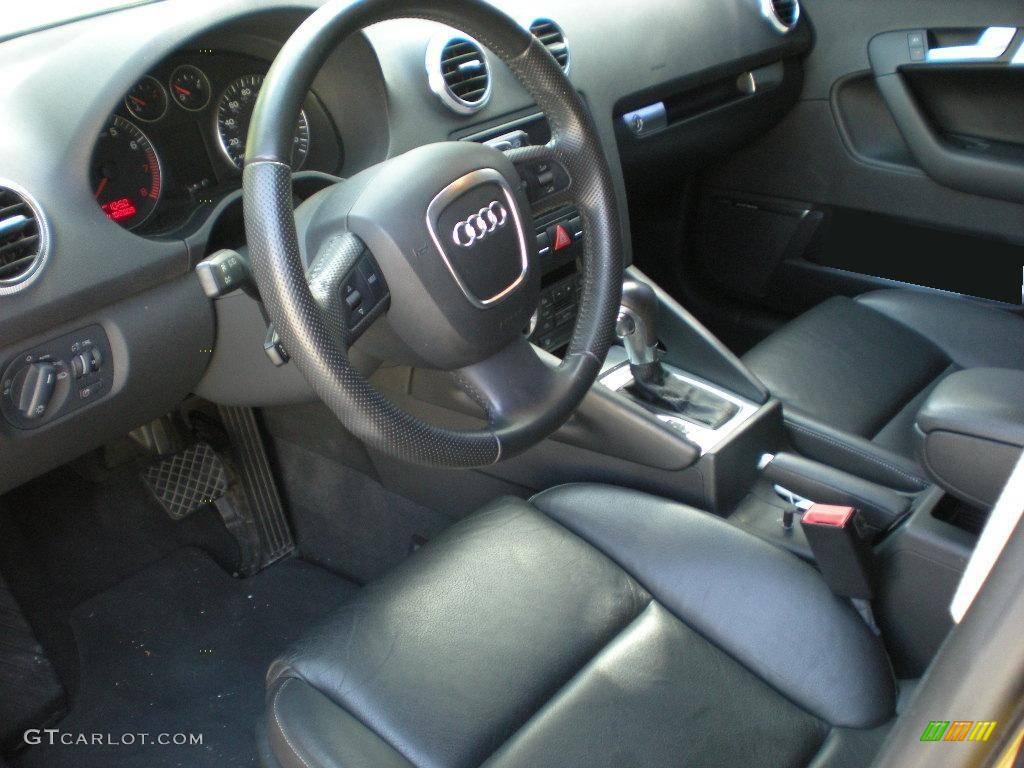 2007 A3 2.0T - Yellow / Black photo #11