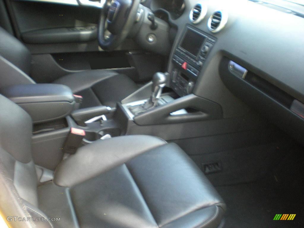 2007 A3 2.0T - Yellow / Black photo #14