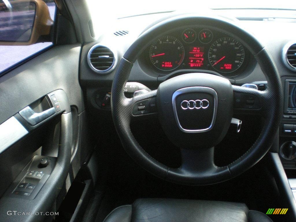 2007 A3 2.0T - Yellow / Black photo #16