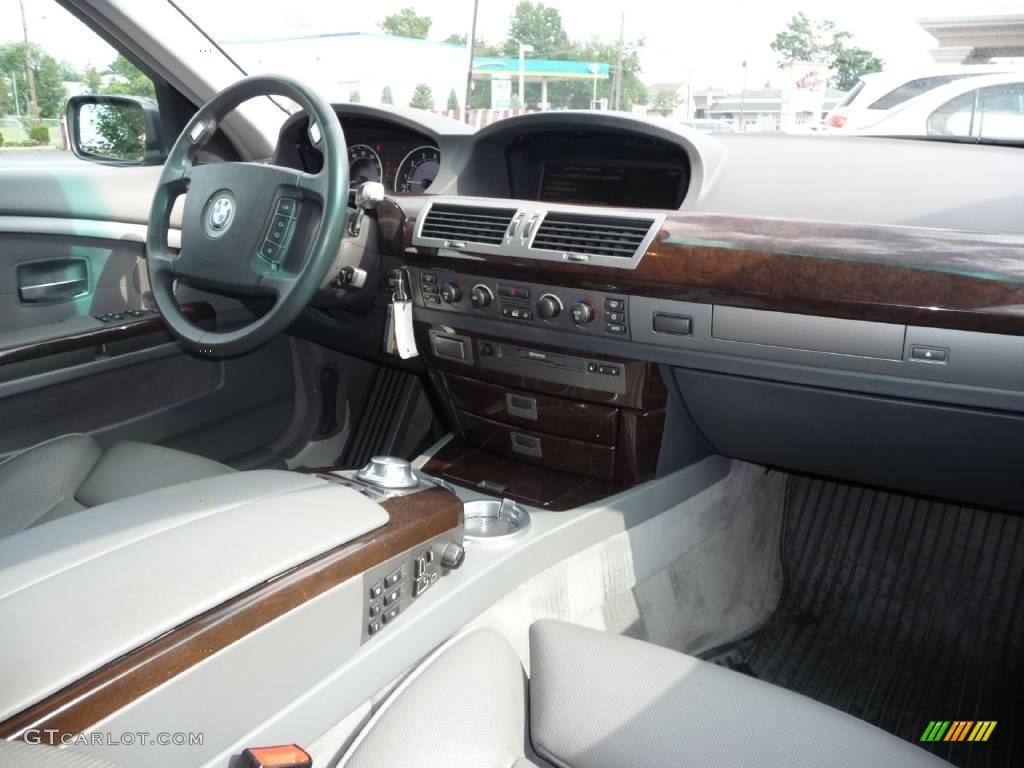 2003 7 Series 745Li Sedan - Jet Black / Basalt Grey/Flannel Grey photo #6