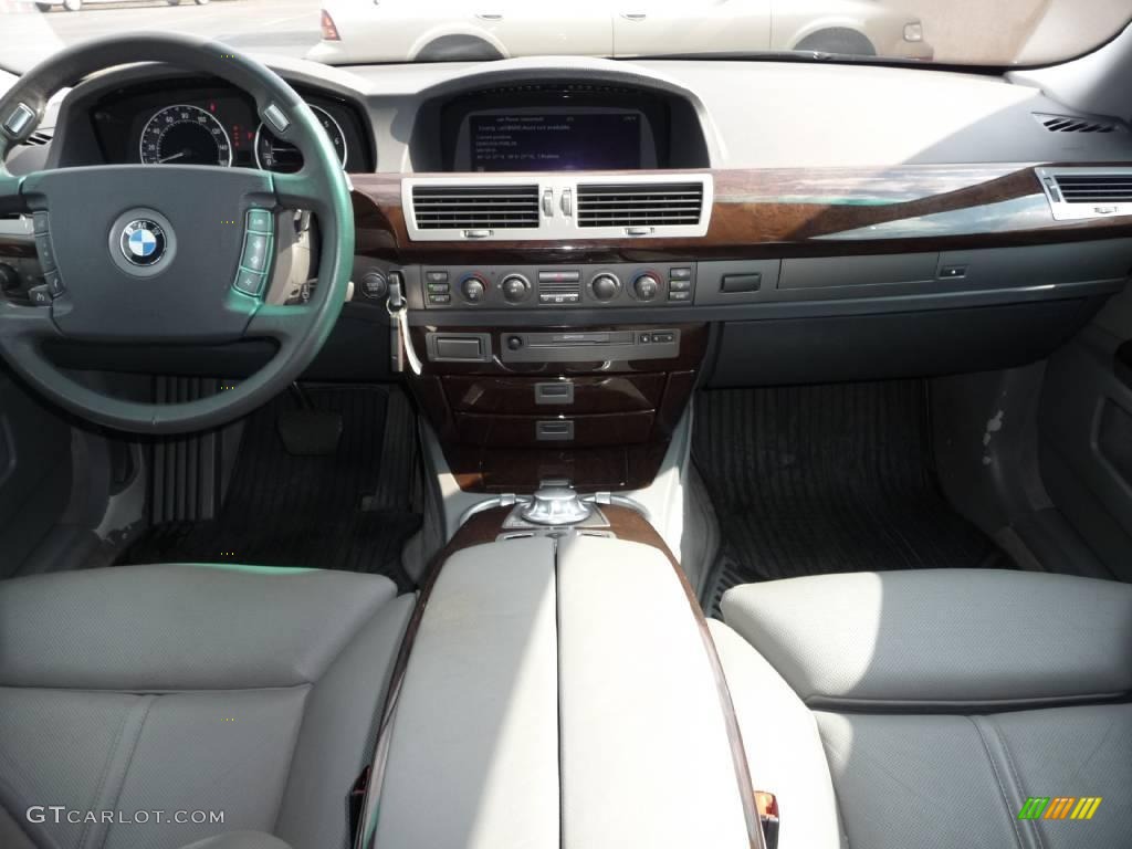 2003 7 Series 745Li Sedan - Jet Black / Basalt Grey/Flannel Grey photo #9