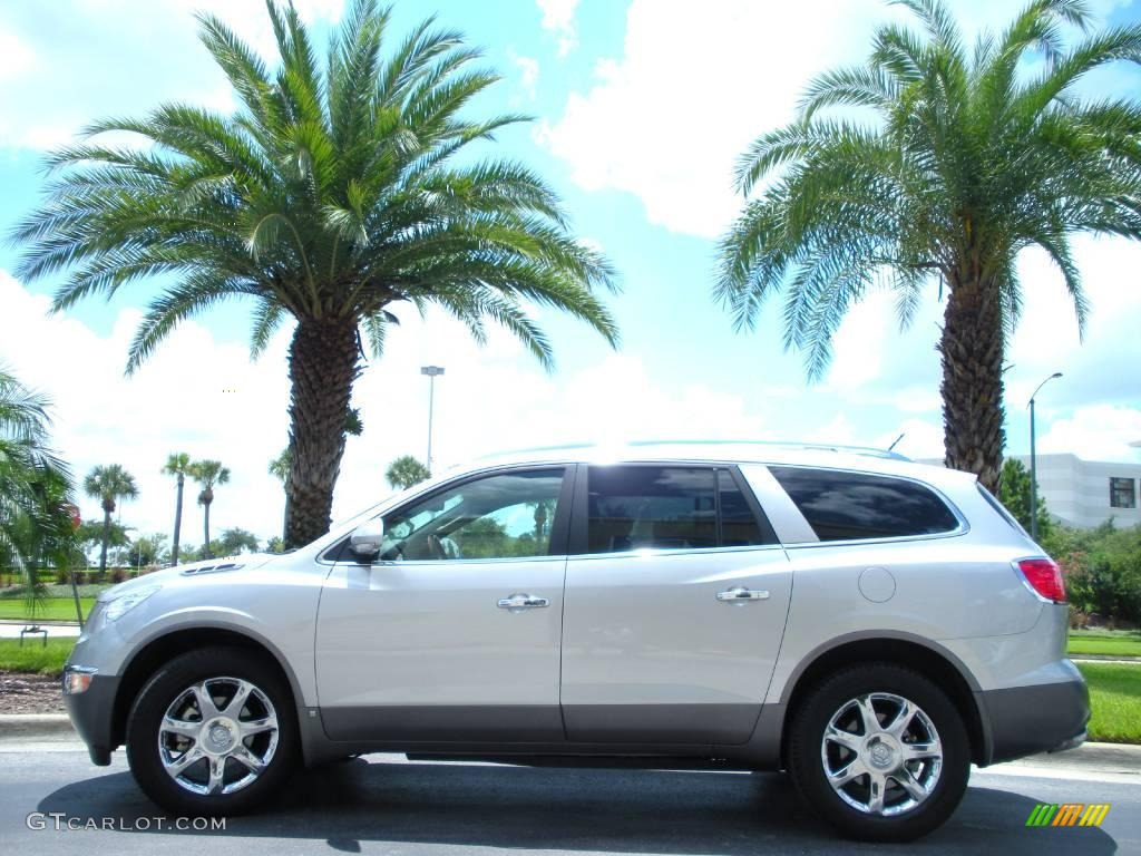 2008 Enclave CXL - Platinum Metallic / Ebony/Ebony photo #1