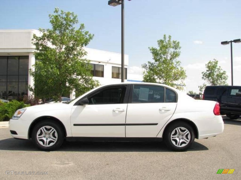 2005 Malibu Sedan - White / Gray photo #1