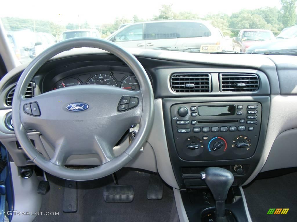 2002 Ford Taurus SES Medium Graphite Dashboard Photo #15885076