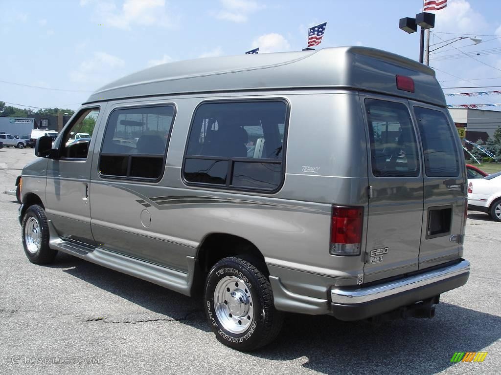 2003 E Series Van E250 Passenger Conversion - Estate Green Metallic / Medium Pebble photo #8