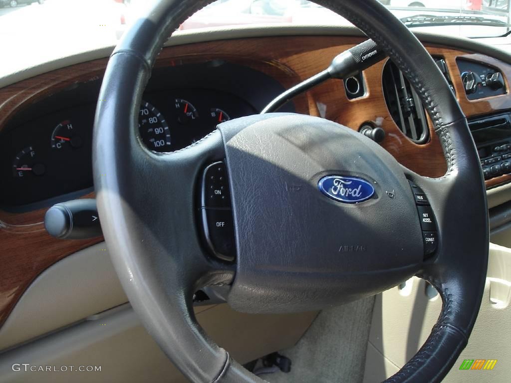 2003 E Series Van E250 Passenger Conversion - Estate Green Metallic / Medium Pebble photo #15