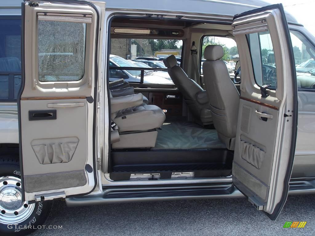 2003 E Series Van E250 Passenger Conversion - Estate Green Metallic / Medium Pebble photo #16