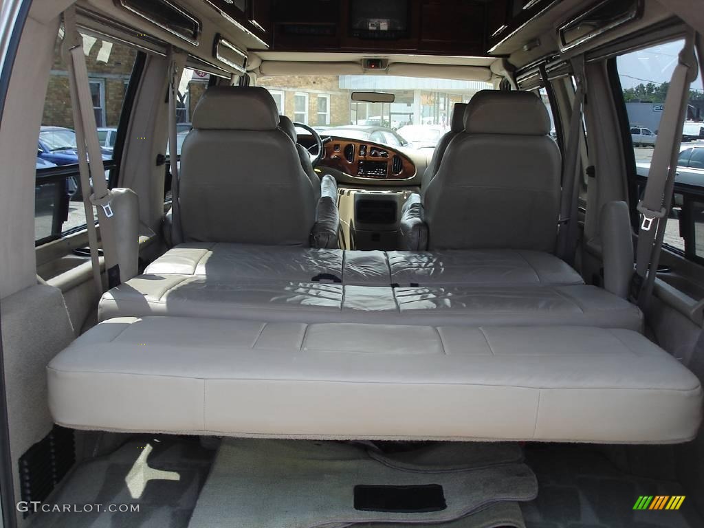 2003 E Series Van E250 Passenger Conversion - Estate Green Metallic / Medium Pebble photo #41