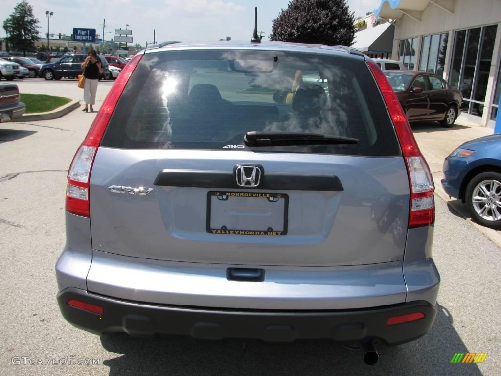 2008 CR-V LX 4WD - Glacier Blue Metallic / Gray photo #5