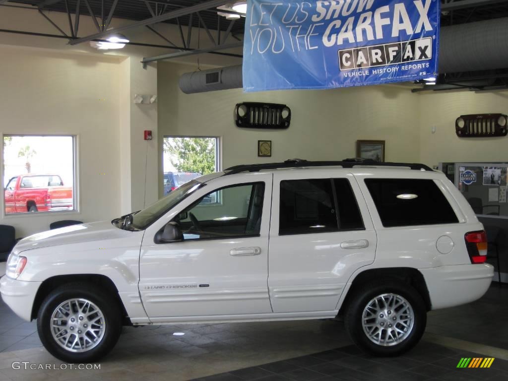 2003 Grand Cherokee Limited - Stone White / Dark Slate Gray photo #2