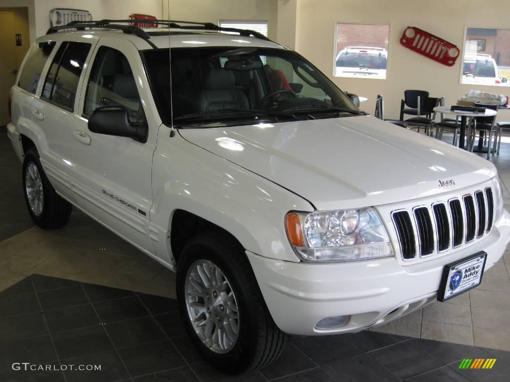 2003 Grand Cherokee Limited - Stone White / Dark Slate Gray photo #4