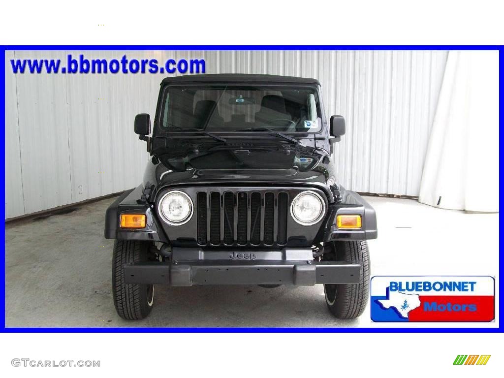 2006 Wrangler SE 4x4 - Black / Dark Slate Gray photo #2