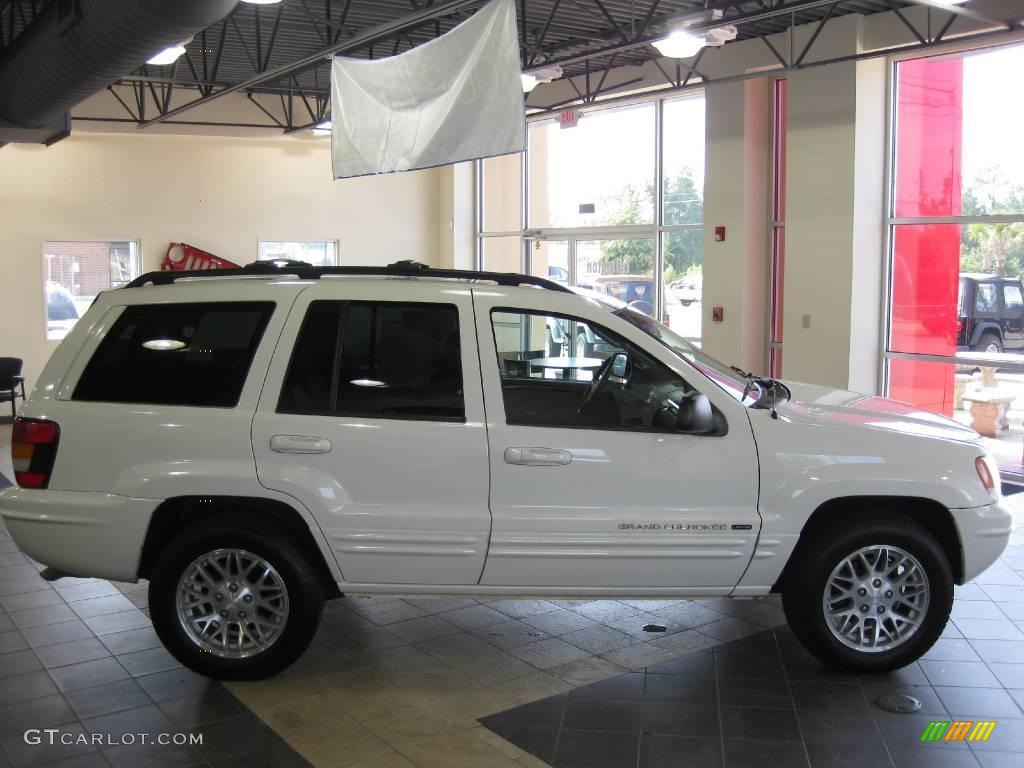 2003 Grand Cherokee Limited - Stone White / Dark Slate Gray photo #14