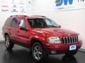 2002 Inferno Red Tinted Pearlcoat Jeep Grand Cherokee Limited 4x4  photo #1