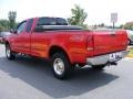 2000 Bright Red Ford F150 XLT Extended Cab 4x4  photo #4