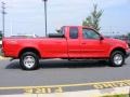 2000 Bright Red Ford F150 XLT Extended Cab 4x4  photo #19