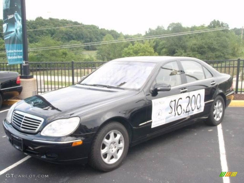 2001 S 430 Sedan - Black / Java photo #1