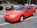 2003 Red Saturn ION 2 Quad Coupe  photo #1