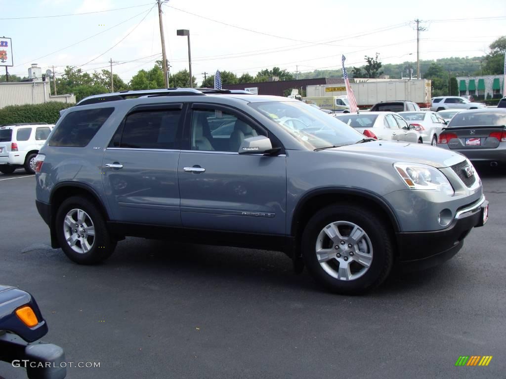 2008 Acadia SLT AWD - Platinum Ice Tricoat / Light Titanium photo #4