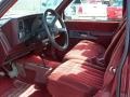 1993 Dark Hunt Club Red Metallic Chevrolet C/K K1500 Regular Cab 4x4  photo #6