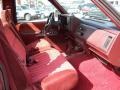 1993 Dark Hunt Club Red Metallic Chevrolet C/K K1500 Regular Cab 4x4  photo #8