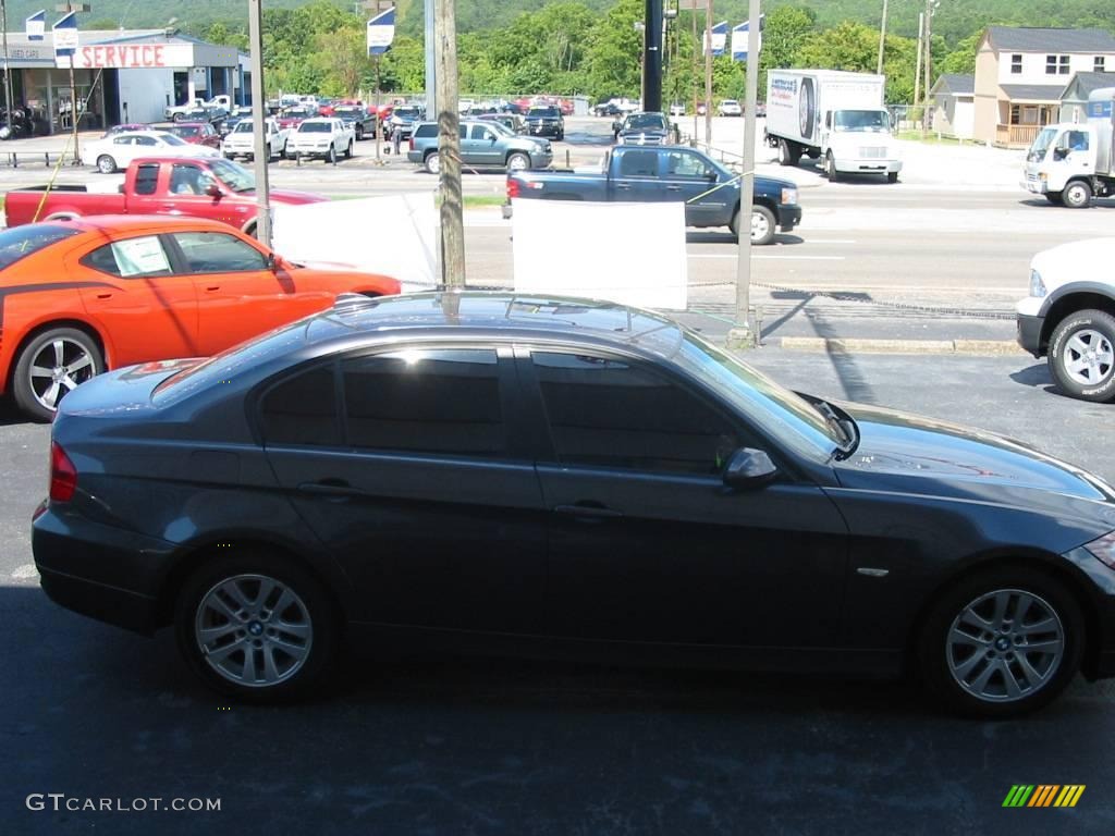 2006 3 Series 325i Sedan - Sparkling Graphite Metallic / Black photo #6