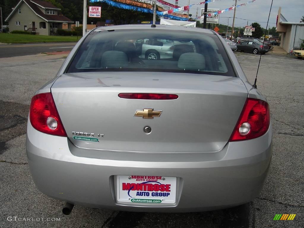 2008 Cobalt LT Sedan - Ultra Silver Metallic / Gray photo #4