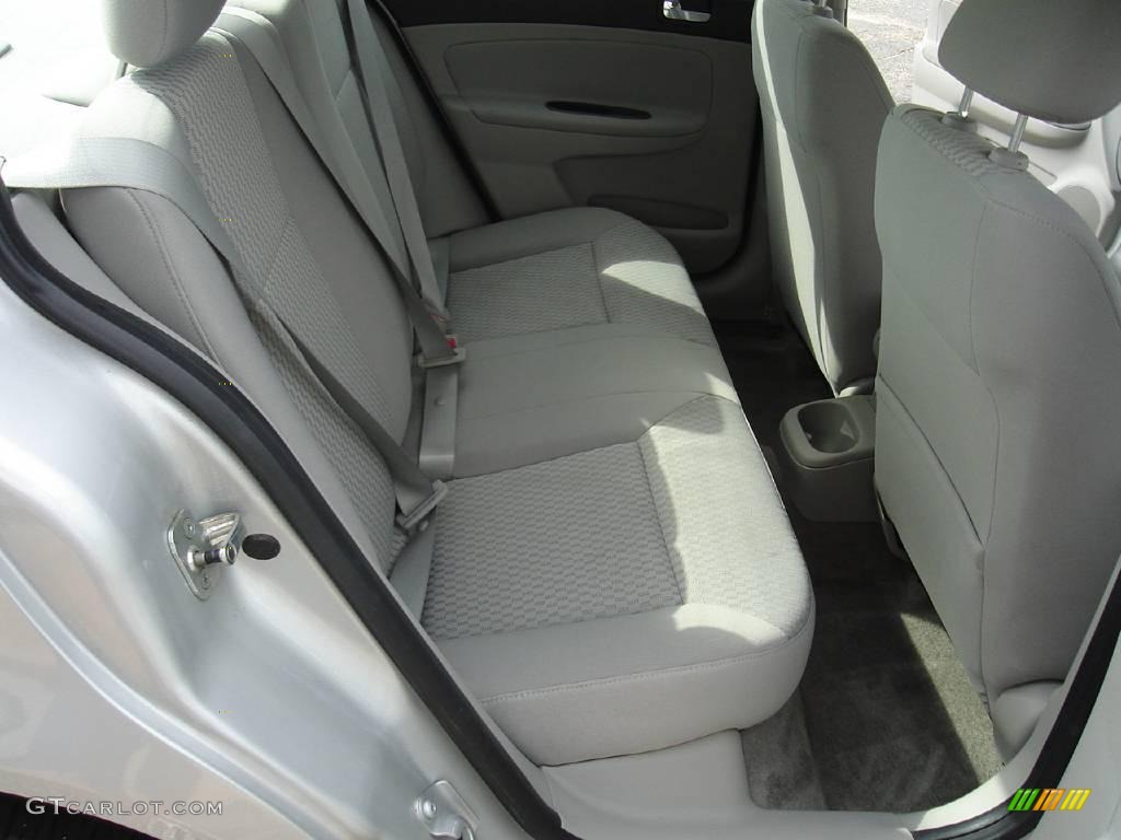2008 Cobalt LT Sedan - Ultra Silver Metallic / Gray photo #14