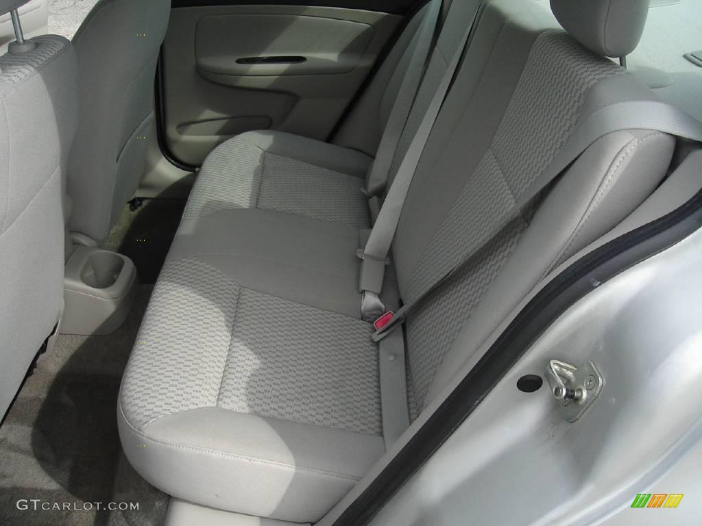 2008 Cobalt LT Sedan - Ultra Silver Metallic / Gray photo #15