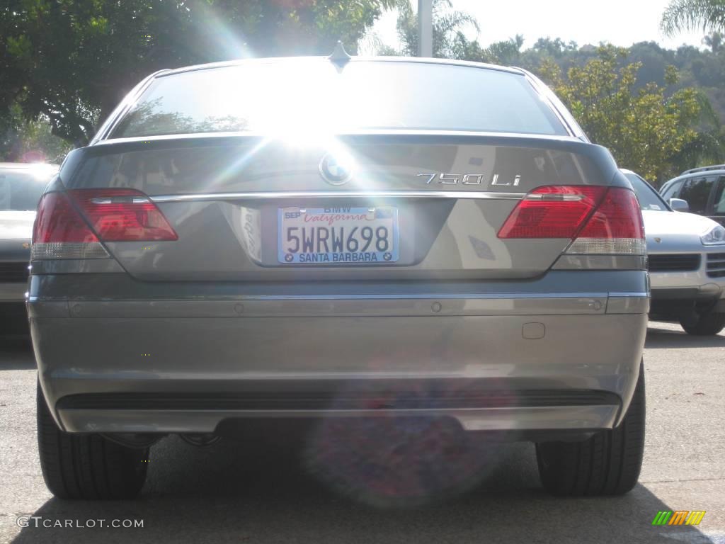 2006 7 Series 750Li Sedan - Sterling Grey Metallic / Basalt Grey/Flannel Grey photo #5