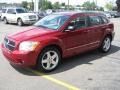 2007 Inferno Red Crystal Pearl Dodge Caliber R/T AWD  photo #9