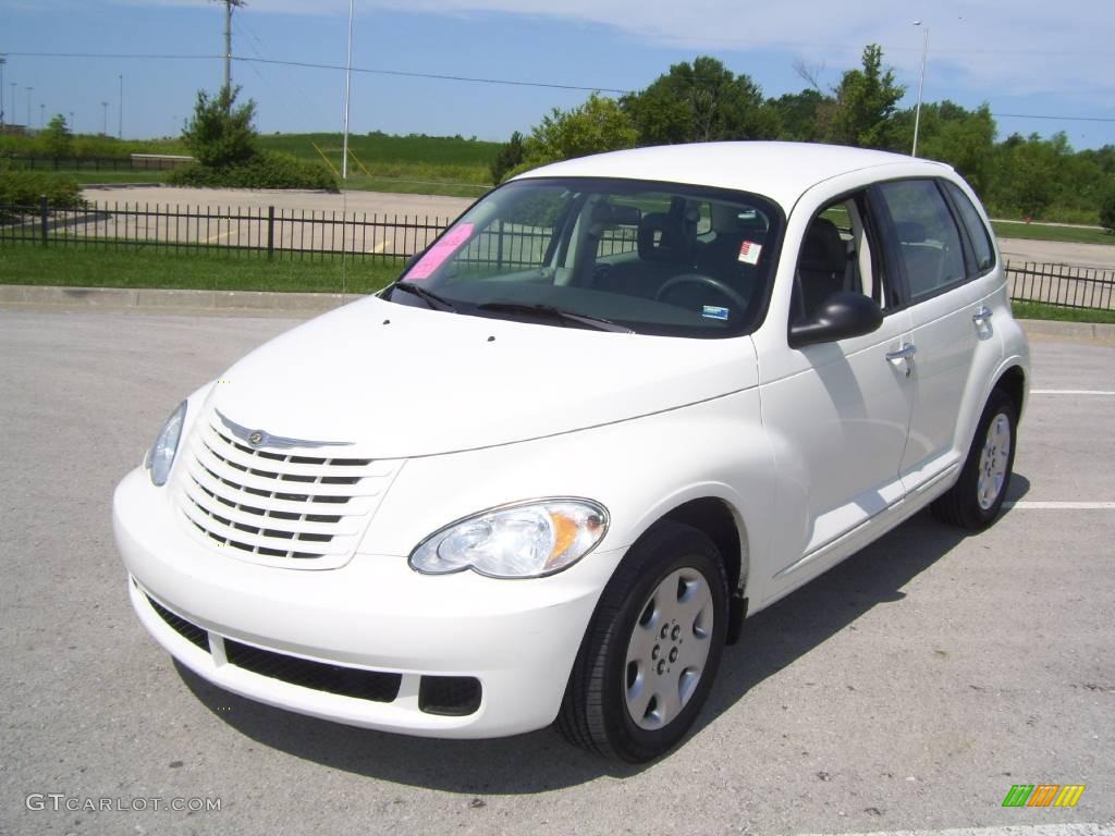 2008 PT Cruiser LX - Stone White / Pastel Slate Gray photo #1