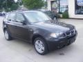 2006 Black Sapphire Metallic BMW X3 3.0i  photo #2