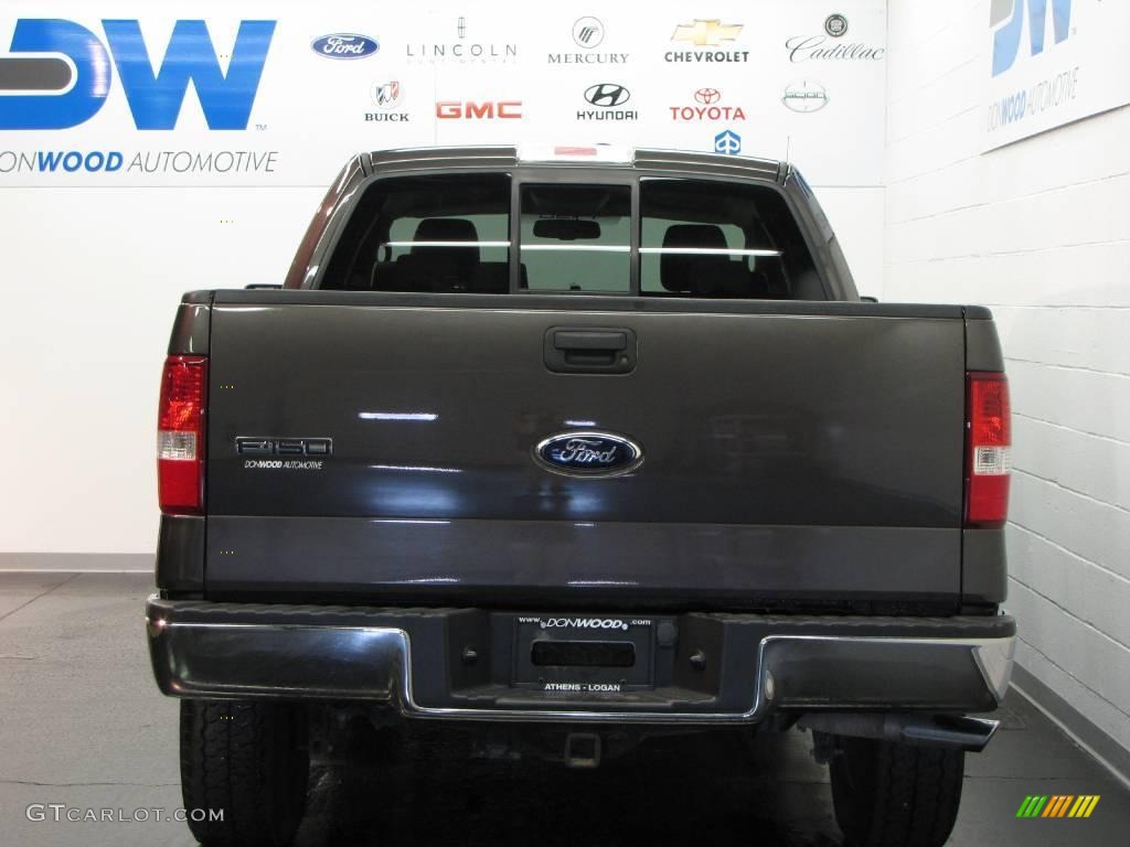 2006 F150 XLT SuperCab 4x4 - Dark Stone Metallic / Tan photo #7