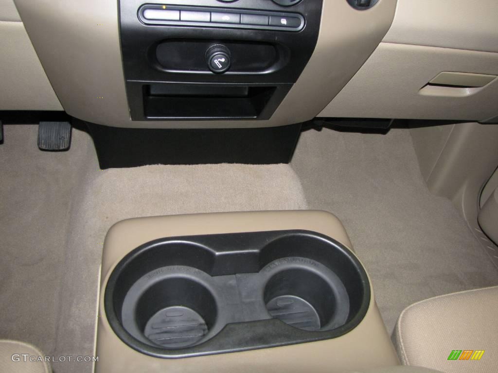 2006 F150 XLT SuperCab 4x4 - Dark Stone Metallic / Tan photo #17